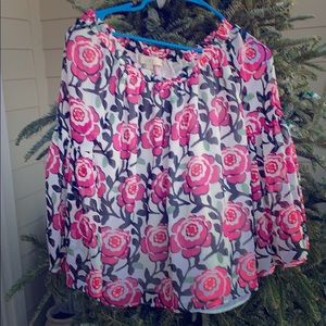 Loft size large off the shoulder